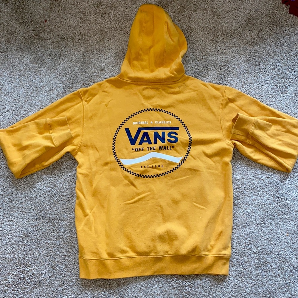 •Vans large Yellow/mustard hoodie